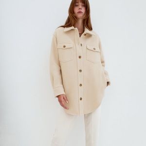 Aritzia Wilfred Free Ganna Shirt Jacket